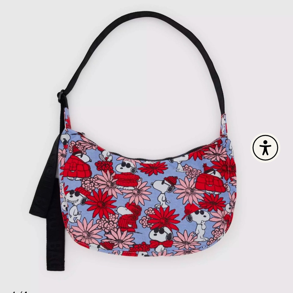 Peanuts Baggu Medium Crescent Bag